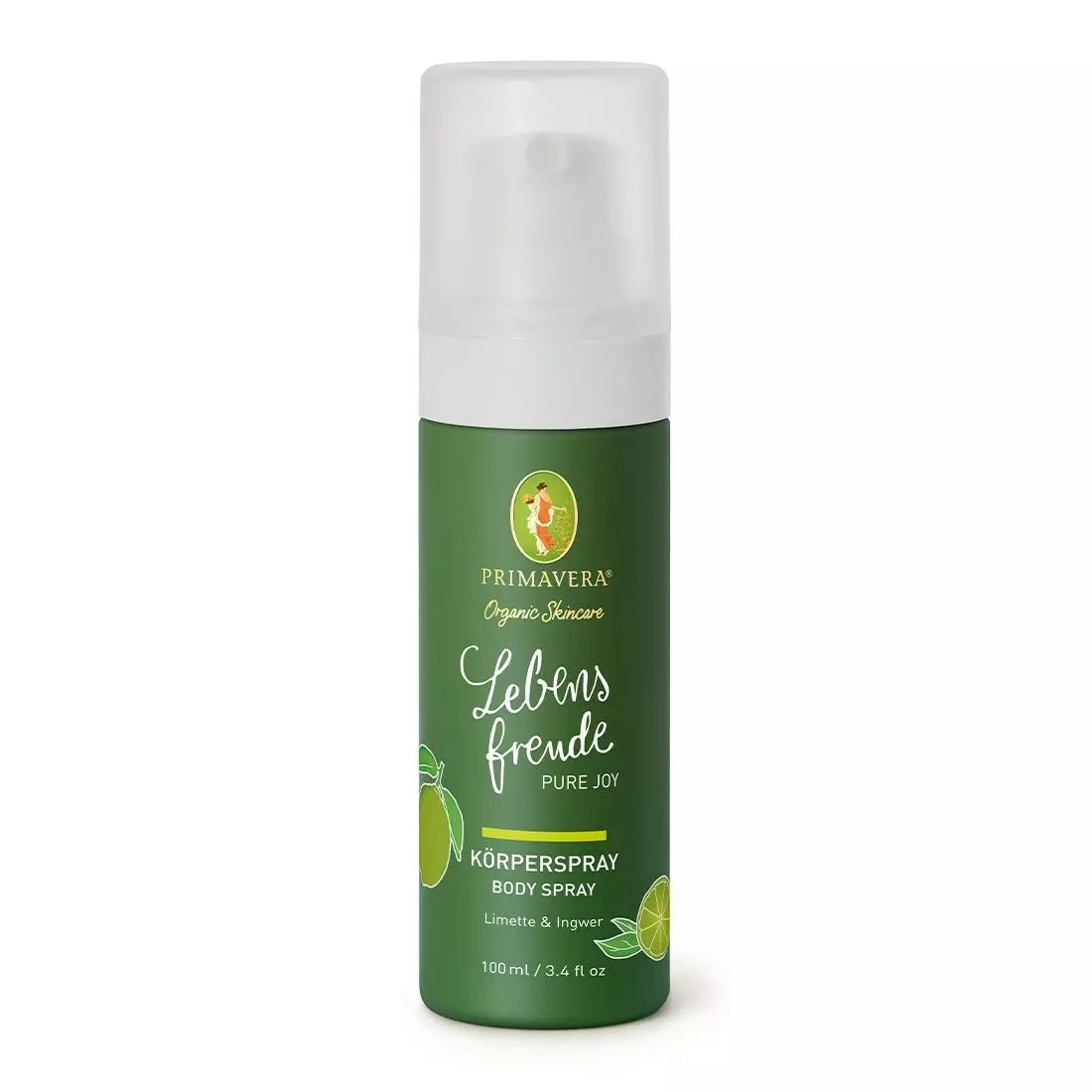 Primavera Lebensfreud Body Spray 生薑青檸活力身體噴霧100ml