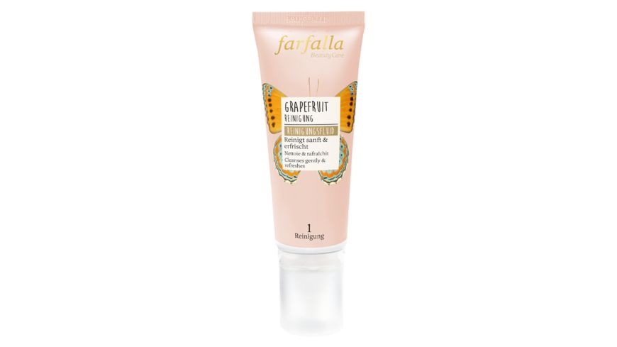 Farfalla Grapefruit Gentle Cleansing Fluid 葡萄柚補濕溫和潔面乳液 75ml