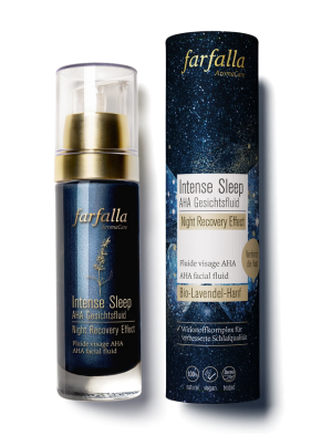 FARFALLA AHA facial fluid Intense Sleep 夜間恢復乳液30ml