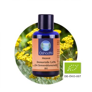 Oshadhi Immortelle Mazerat in Sunflower oil 有機蠟菊 5.4%(葵花油)100ml