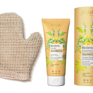 FARFALLA GIFTSET - Mandarin Shower Peeling Set 柑橘沐浴去角質禮品套裝