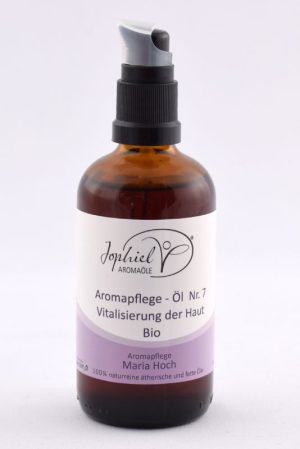 Jophiel Aromapflege Nr.07 Vitalisierung der Haut Bio 有機活膚芳香護理油