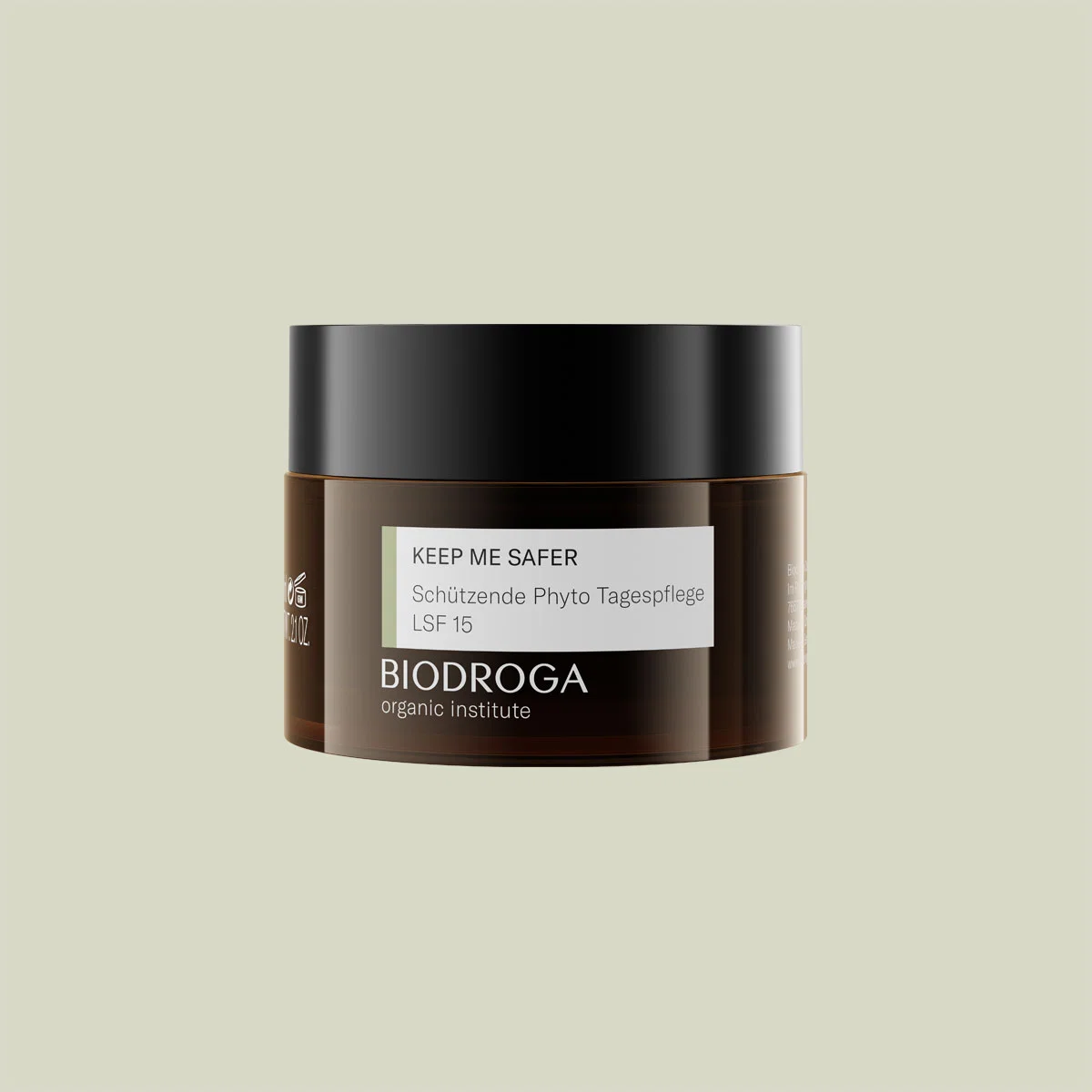 BIODROGA Organic Institute Keep Me Safer Protective Phyto Day Care SPF 15 植物防護日霜 SPF15 50ml