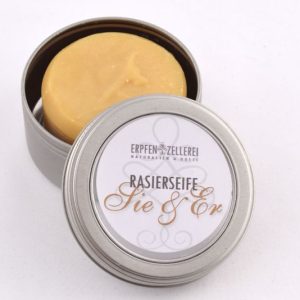 Jophiel Sie & Er 有機天然剃鬚皂連盒 90g with Matel case