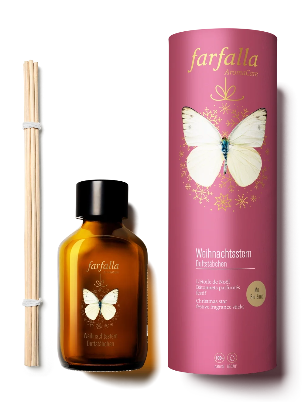 Farfalla Weihnachtsstern 聖誕星天然香薰藤枝室內擴香 150ml