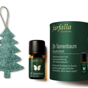 Farfalla Oh Tannenbaum 聖誕樹天然香薰禮盒|精油 5ml+毛氈香薰吊飾