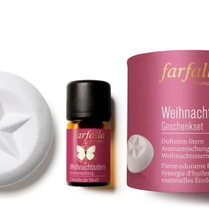 Farfalla Weihnachtsstern 聖誕星天然香薰禮盒|精油 5ml+星形香薰石
